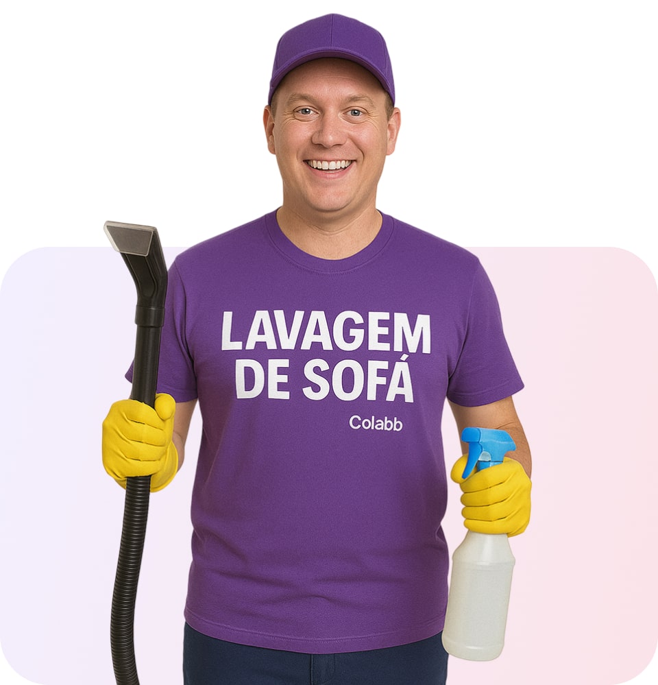 Limpeza de sofá
